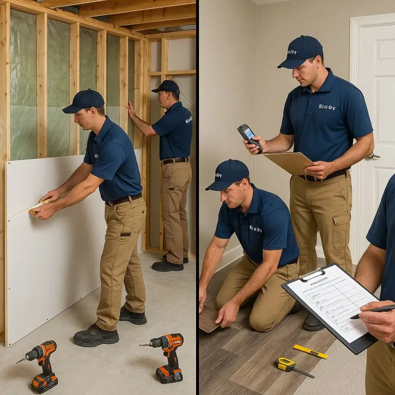 Repairs and Reconstruction process in Hometown, IL